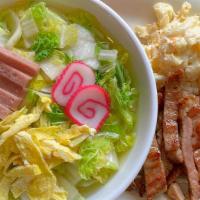 Saimin Combo · Saimin & 1 Choice Meat with Potato Macaroni Salad