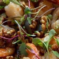 Gambas Al Ajillo · spanish style shrimp, garlic & paprika