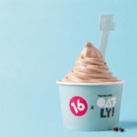 Oatly Banana Frozen Yogurt · A fruity, springtime twist on 16 Handles x Oatly made with real bananas with notes of vanill...
