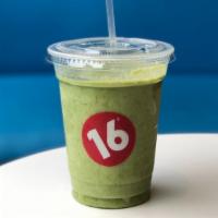Oh Kale Yeah! Smoothie · Pineapple, bananas, kale and spinach