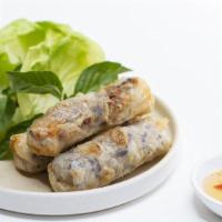 Cha Gio / Fried Imperial Rolls · (3 pcs) Fried rice paper with pork, shrimp& wood ear mushrooms. Served with nuoc cham, herb...