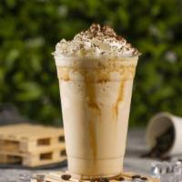 (Shake 16 Oz) Espresso  · 16 oz 1 shot espresso, vanilla ice cream, whipped cream, and caramel syrup drizzled on top.