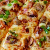 Philly Cheesesteak Pizza · Mouthwatering 18