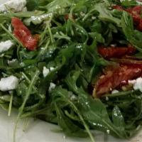 Greek Salad · Best in market tomatoes, cucumbers, green peppers, onions, feta cheese, kalamata olives, ore...