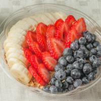 Acai Bowl · Acai, Banana and Mango base

Pick Your Toppings