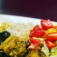 Chicken Curry Bowl · Cubes of Boneless chicken and potatoes cooked in our creamy curry sauce until tender. Served...