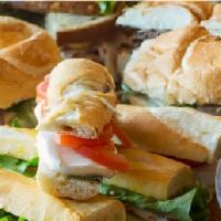 Byo Sandwich (Cold) · Choose 2 fillings, 1 meat and 1 cheese, plus your bread, Spread, and Toppings.