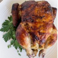 Kings Abf Rotisserie Chicken · Antibiotic Free Whole Roasted Chicken, Served Hot.