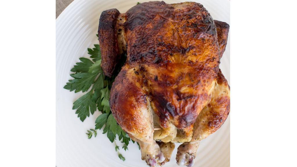 Kings Abf Rotisserie Chicken · Antibiotic Free Whole Roasted Chicken, Served Hot.
