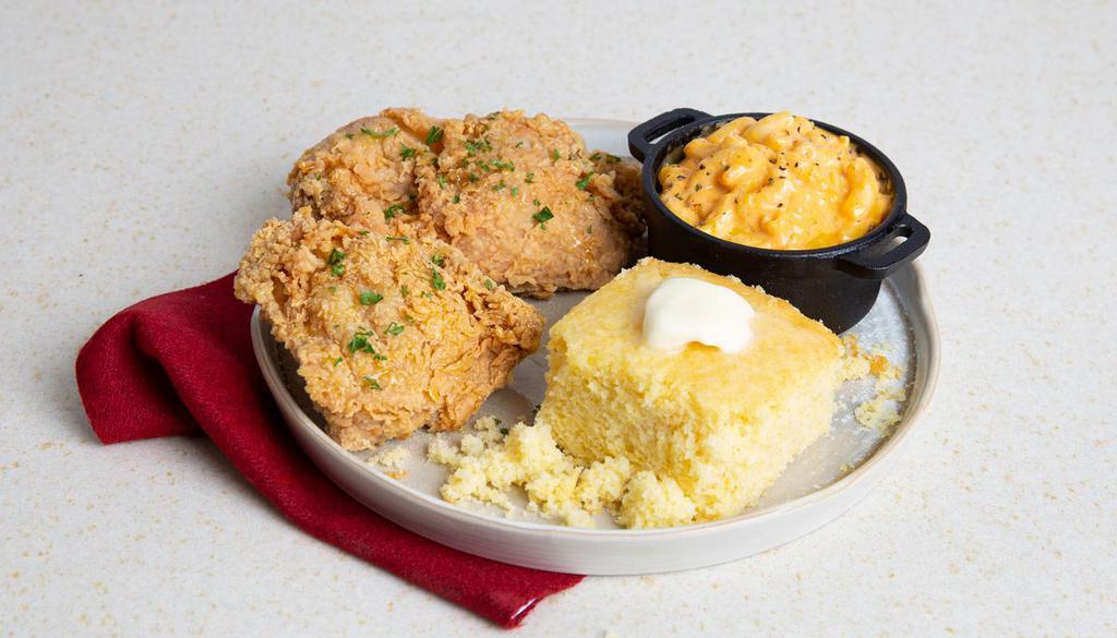 Fried Dark Meat Chicken via Big Mama's Southern Table