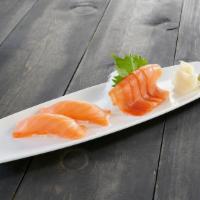Smoked Salmon (Sashimi) · 5 pc. Sashimi served traditionally.
