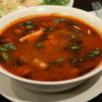 Special Tom Yum Soup · Hot and spicy.