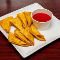 Crab Rangoon · 8 pieces.