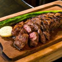 Grilled Prime Ny Strip · French Fries & Sansho butter.
