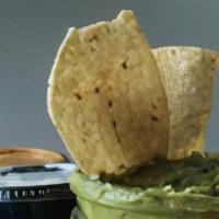 Guacamole Jar And Chips · 