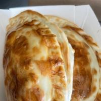 3 Cheese Empanadas · Ricotta cheese, mozzarella, and spices