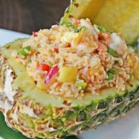 Pineapple Fried Rice With Vegetables  · Mild spicy.