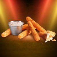 Champion Cheese Sticks · 6 crispy mozzarella sticks, with a side of pepperoni ranch for dipping