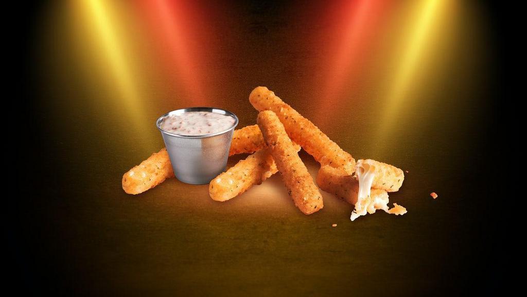 Champion Cheese Sticks · 6 crispy mozzarella sticks, with a side of pepperoni ranch for dipping