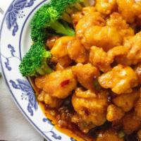 General Tso'S Chicken · Spicy. Lightly battered chicken deeply-fried and coated with famous general tso's special sa...