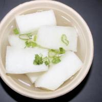 S12 Radish In Chicken Broth · Nutritious Chicken Soup with Radish.