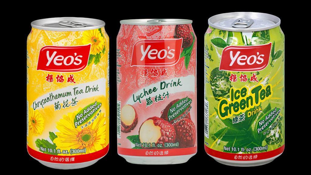 Beverage - Asian Drinks · Selection of Yeo's Asian drinks.