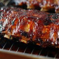 Whole Baby Back Rib Only · Slow-cooked baby back rib seasoned & cooked by Jason's own' Texas-style recipe.