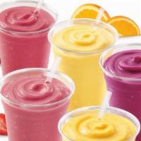 Fruit Smoothie (Large 24Oz) · No Artificial Flavoring, No  Fruit Subs. All Fruits  with choice of milks, tea or juice (rec...