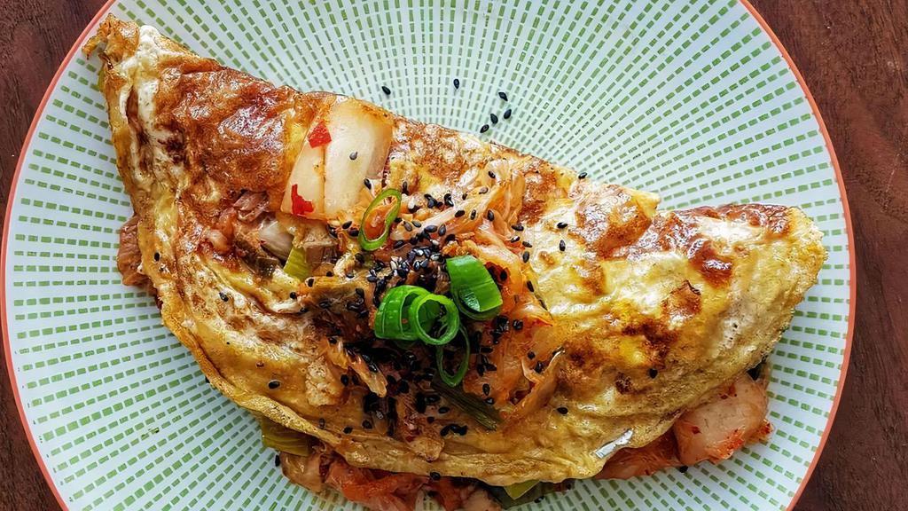 Kimchi (Korean) Omelette · Spicy Sauteed 