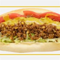 Rita'S Chopped Cheese Sandwich · 100% ground beef, melted cheese served with your choice of bread, veggies, and condiments.