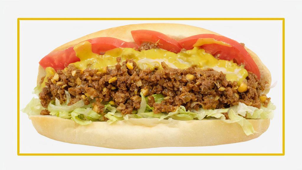 Rita'S Chopped Cheese Sandwich · 100% ground beef, melted cheese served with your choice of bread, veggies, and condiments.