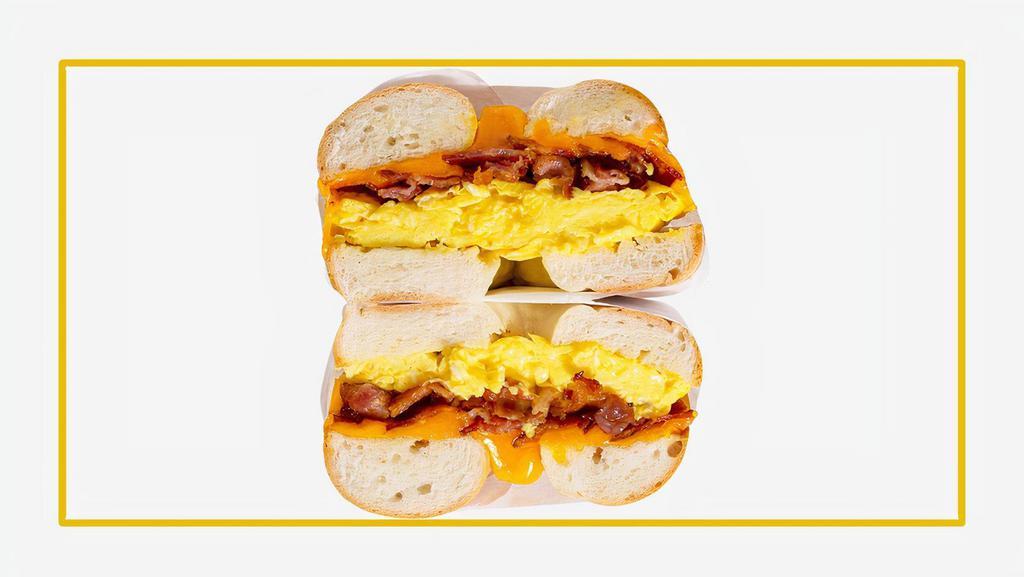Rita'S Classic Egg And Meat Breakfast Sandwich · 2 eggs and your choice of meat served on your choice of bread. Cheese and veggies are optional.