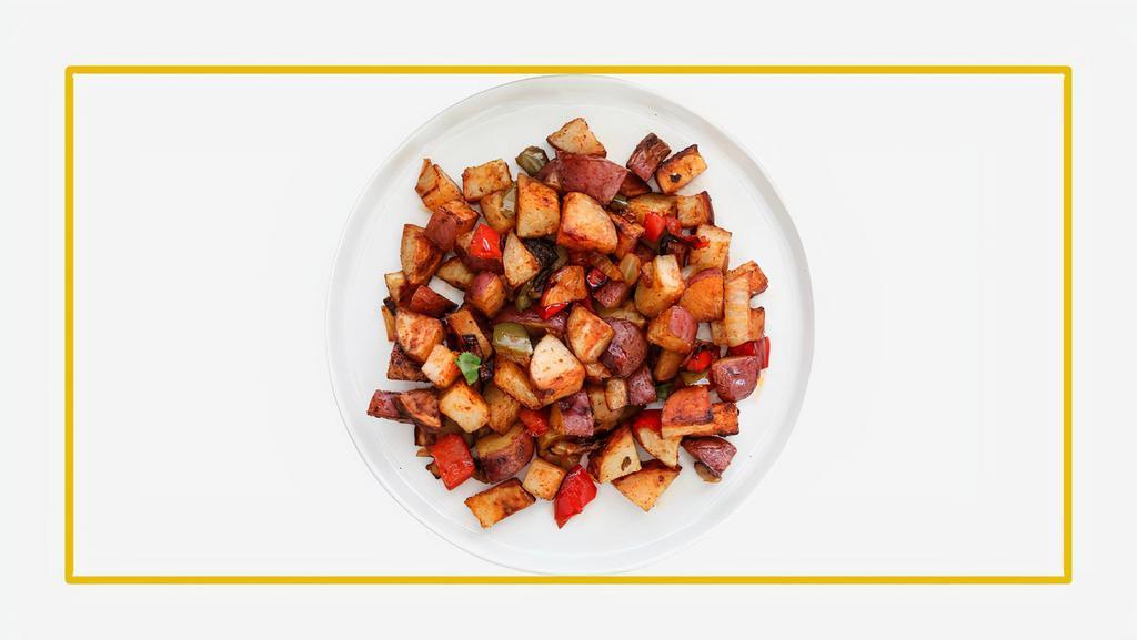 Rita'S Classic Home Fries · Crispy diced potatoes sauteed with onions and peppers.