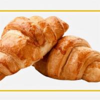 Plain Croissant · Freshly baked croissant with a flaky, and buttery texture.