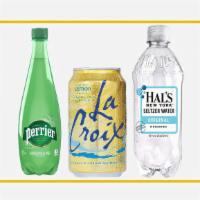 Sparkling Water · Your choice of perrier la croix or hal's selzter.
