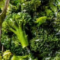 Steamed Broccoli · Vegan.