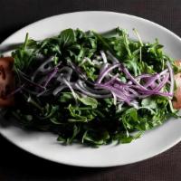 Arugula Salad · Arugula, onions, lemon & olive oil