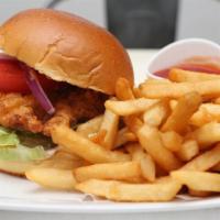 Grilled Chicken Sandwich · Organic chicken breast, seasoned with a hint of spices, char-grilled to perfection, and serv...