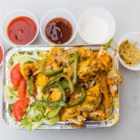 Chicken Over Rice Combo Plate · 