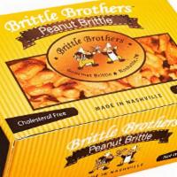 Peanut Brittle · Brittle Brothers has taken the world’s largest peanuts & blanketed them in a savory, buttery...