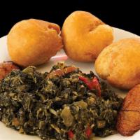 Callaloo (Breakfast) · Callaloo is  Jamaican stapled vegetable ,leafy green originated in Africa. Steamed in a pot ...