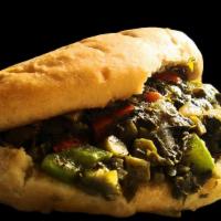 Callaloo Sandwich · Jamaican steamed vegetables Callaloo on Coco_bread