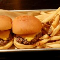 Cheeseburger Sliders · Served with choice of side.