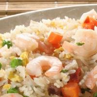 Shrimp Fried Rice · Served with miso soup or salad.