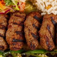 Kofte Kebab · Meat ball, ground meat mixed with onion, garlic and our own spices.