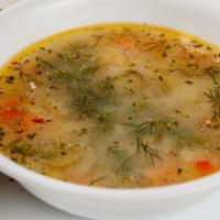 Chicken Soup · Savory soup with a poultry base.