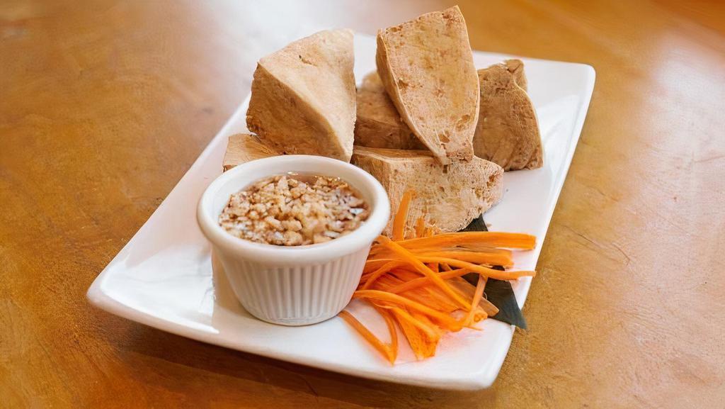 Golden Fried Tofu · Vegetarian. Served with sweet chili sauce.