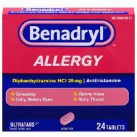 Benadryl Allergy Medicine Tablets (24 Count) · 