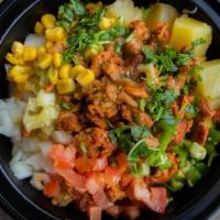 Rice Bowl · Burrito bowl, choose your own toppings or go with our standard toppings.