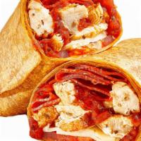 Chicken Pizziola® (590 Cals) · We wrap up a little bit of Italy with grilled chicken, pepperoni, provolone cheese and marin...